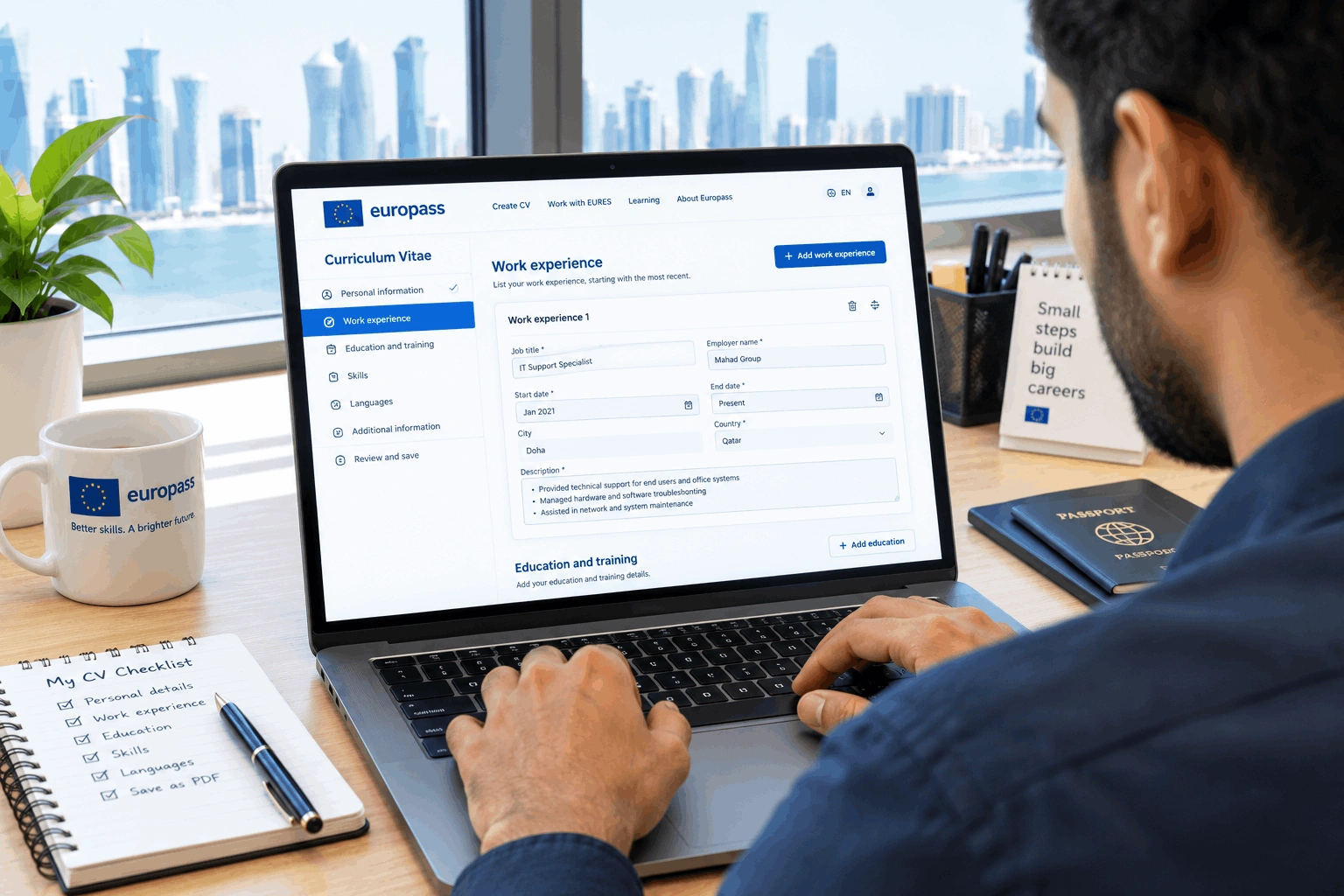 Europass CV: How to Create Yours Online (2026 Guide)